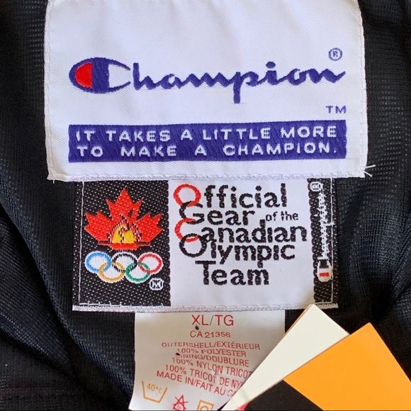Vintage Champion Atlanta 1996 Canadian Olympic Team Jacket XL NWT - Picture 3 of 12